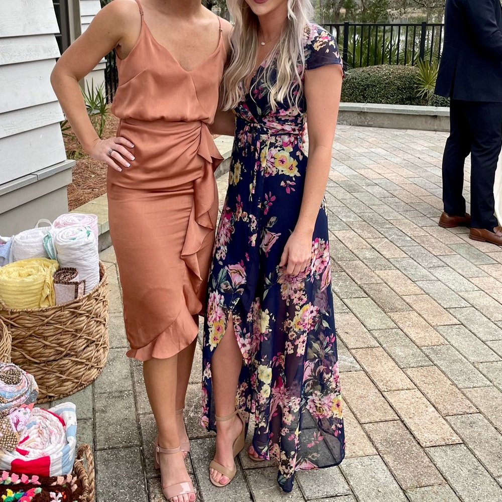 Floral Navy Dress